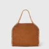 Mini sac fourre-tout Falabella en daim Mini sac fourre-tout Falabella en daim