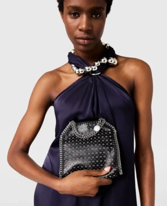 Mini sac fourre-tout Falabella Eyelet-Stud