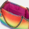 Mini sac fourre-tout Falabella Rainbow Crystal Dégradé Mini sac fourre-tout Falabella Rainbow Crystal Dégradé