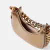 Mini sac hobo Frayme métallisé à fermeture zippée Mini sac hobo Frayme métallisé à fermeture zippée