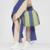 Mini sac à main Falabella en coton crocheté rayé Mini sac à main Falabella en coton crocheté rayé