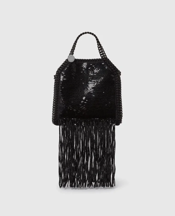 Mini sac à main Falabella à franges et paillettes en édition limitée Mini sac à main Falabella à franges et paillettes en édition limitée
