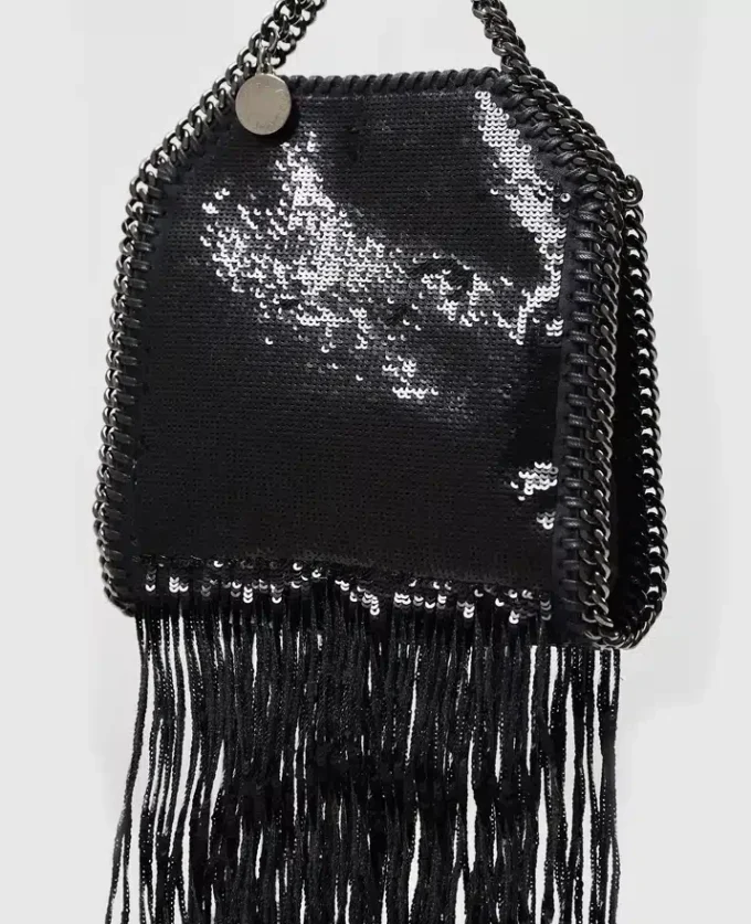 Mini sac à main Falabella à franges et paillettes en édition limitée Mini sac à main Falabella à franges et paillettes en édition limitée