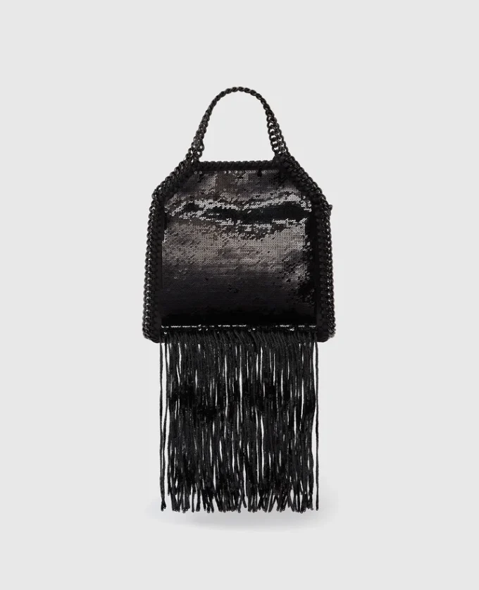 Mini sac à main Falabella à franges et paillettes en édition limitée Mini sac à main Falabella à franges et paillettes en édition limitée