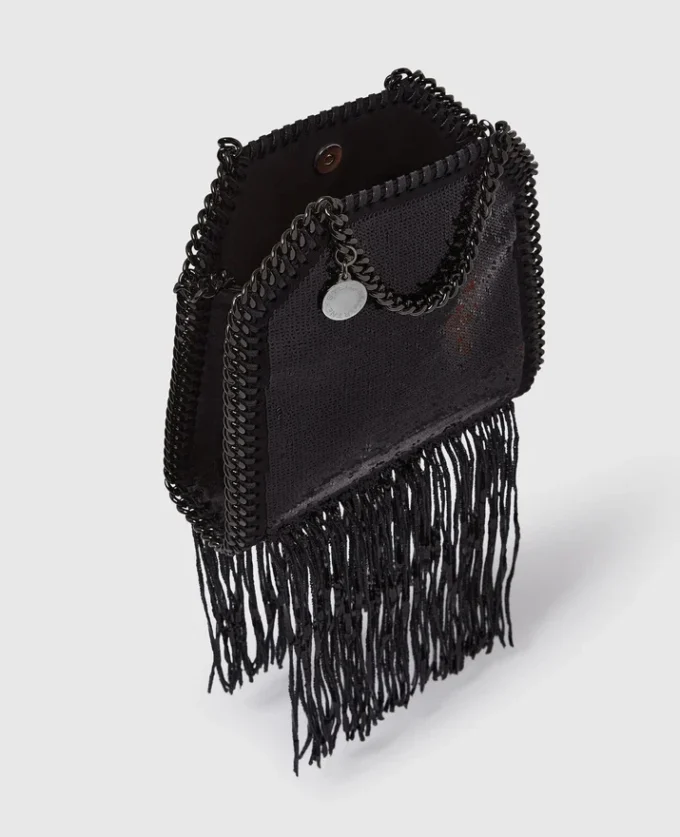 Mini sac à main Falabella à franges et paillettes en édition limitée Mini sac à main Falabella à franges et paillettes en édition limitée