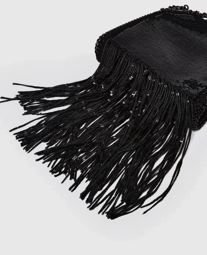 Mini sac à main Falabella à franges et paillettes en édition limitée Mini sac à main Falabella à franges et paillettes en édition limitée