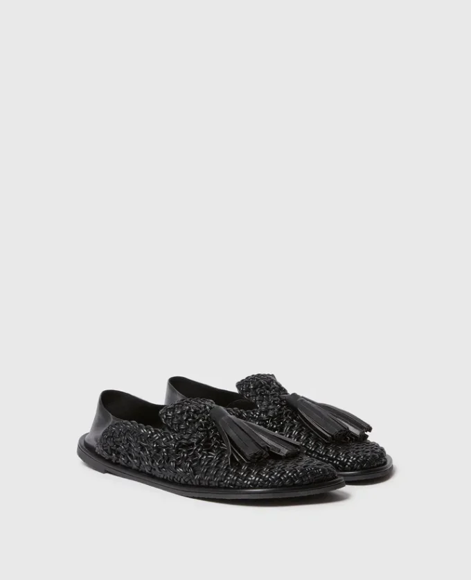 Mocassins Ryder à pompons tissés Mocassins Ryder à pompons tissés