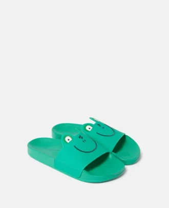 Mules à motif grenouille