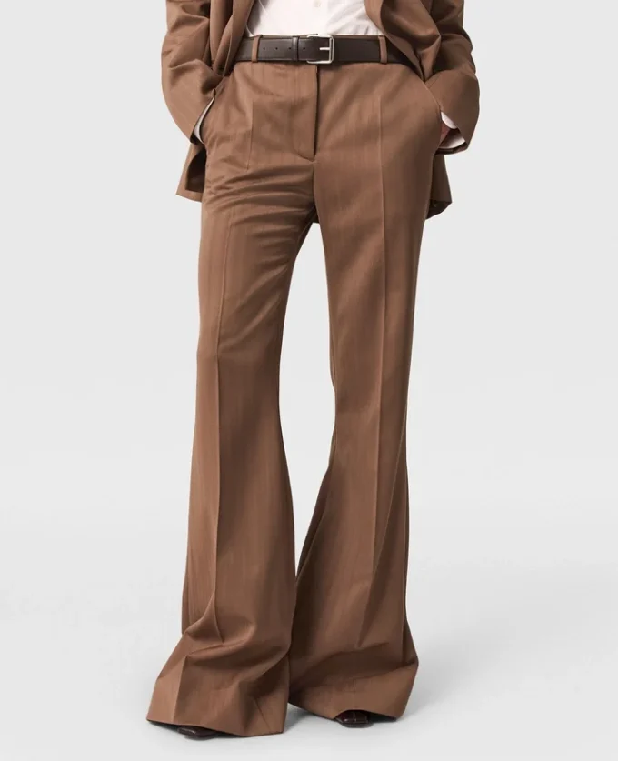 Pantalon botcut taille moyenne
