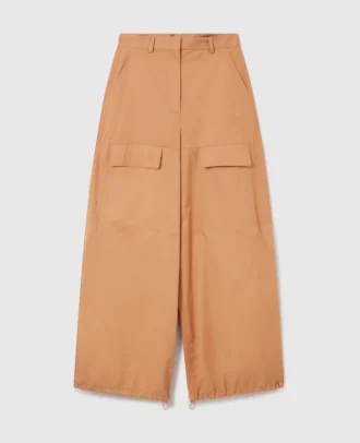 Pantalon cargo à jambes larges