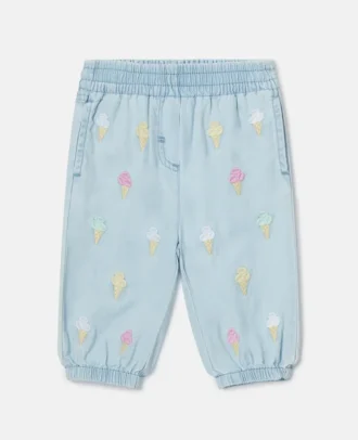 Pantalon de survêtement brodé Ice Cream