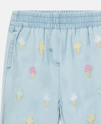 Pantalon de survêtement brodé Ice Cream