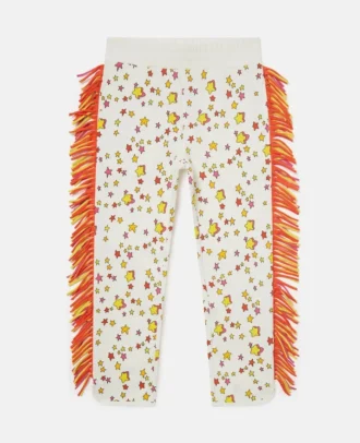 Pantalon de survêtement à cordon coulissant et franges Star Graphic