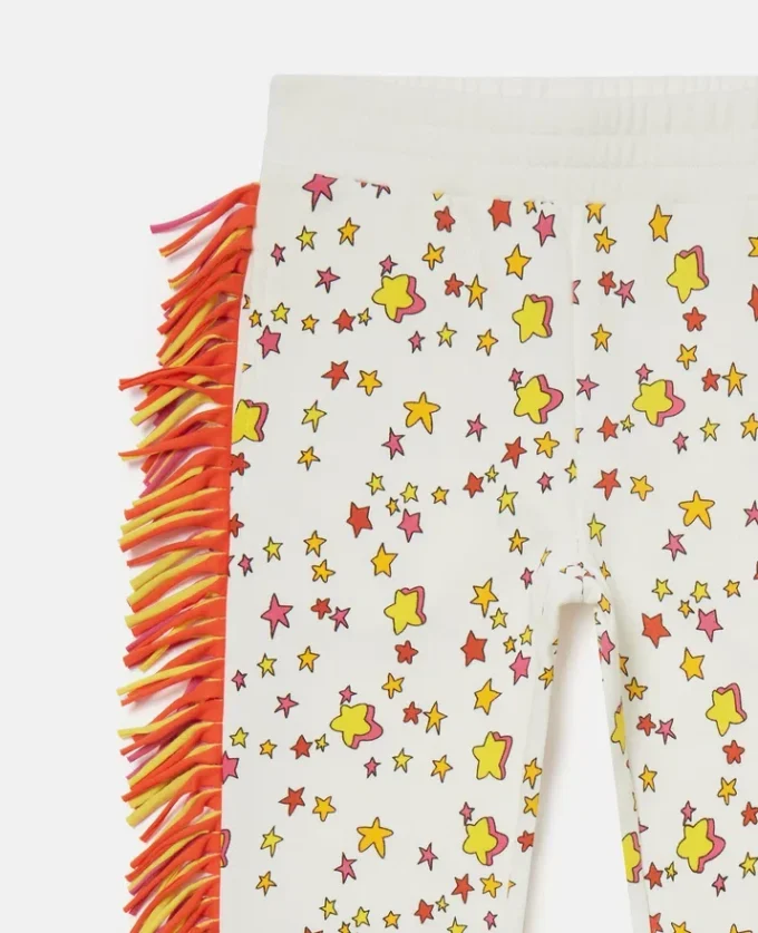 Pantalon de survêtement à cordon coulissant et franges Star Graphic Pantalon de survêtement à cordon coulissant et franges Star Graphic