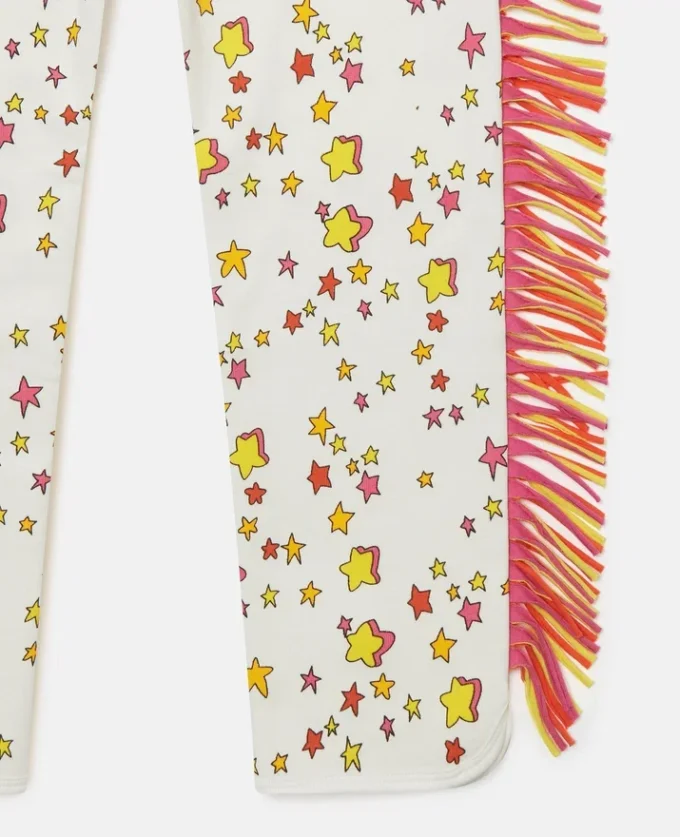 Pantalon de survêtement à cordon coulissant et franges Star Graphic Pantalon de survêtement à cordon coulissant et franges Star Graphic