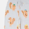 Pantalon de survêtement à cordon coulissant et imprimé écureuil Pantalon de survêtement à cordon coulissant et imprimé écureuil