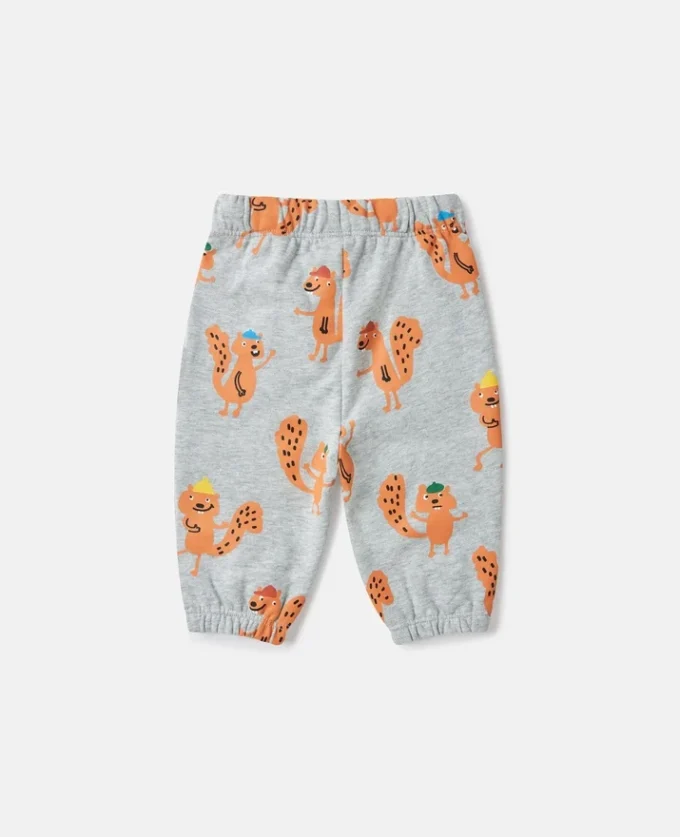 Pantalon de survêtement à cordon coulissant et imprimé écureuil Pantalon de survêtement à cordon coulissant et imprimé écureuil