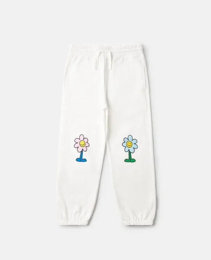 Pantalon de survêtement à cordon coulissant et imprimé floral Pantalon de survêtement à cordon coulissant et imprimé floral