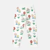 Pantalon de survêtement à cordon coulissant et imprimé floral Pantalon de survêtement à cordon coulissant et imprimé floral