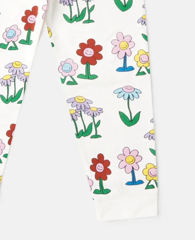Pantalon de survêtement à cordon coulissant et imprimé floral Pantalon de survêtement à cordon coulissant et imprimé floral