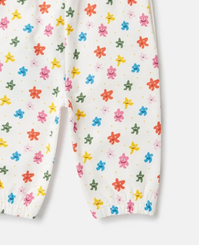 Pantalon de survêtement à cordon coulissant imprimé étoiles Pantalon de survêtement à cordon coulissant imprimé étoiles