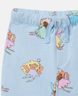 Pantalon de survêtement à cordon et imprimé Fairies