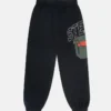Pantalon de survêtement à cordon et logo graphique Pantalon de survêtement à cordon et logo graphique