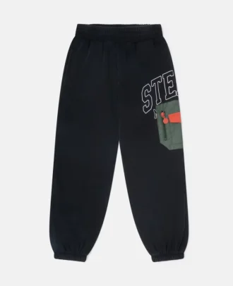 Pantalon de survêtement à cordon et logo graphique