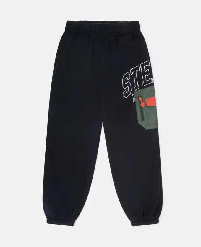 Pantalon de survêtement à cordon et logo graphique Pantalon de survêtement à cordon et logo graphique