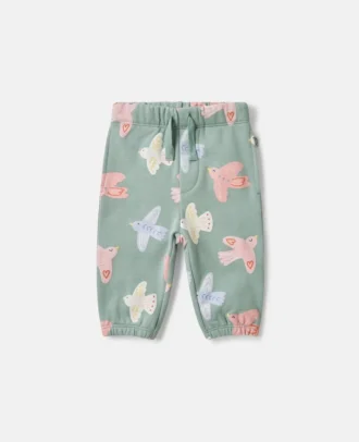 Pantalon de survêtement à cordon imprimé tourterelle