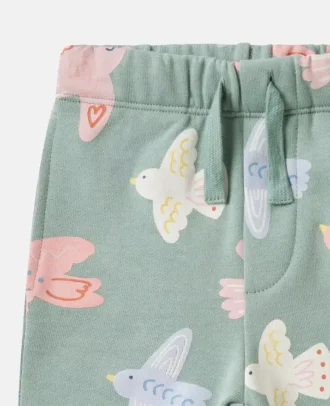 Pantalon de survêtement à cordon imprimé tourterelle