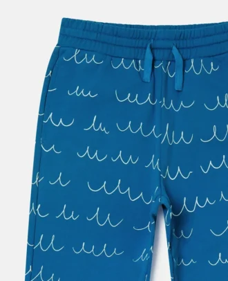 Pantalon de survêtement à cordon Monster Print