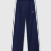 Pantalon de survêtement à double bande et taille élastiquée Pantalon de survêtement à double bande et taille élastiquée