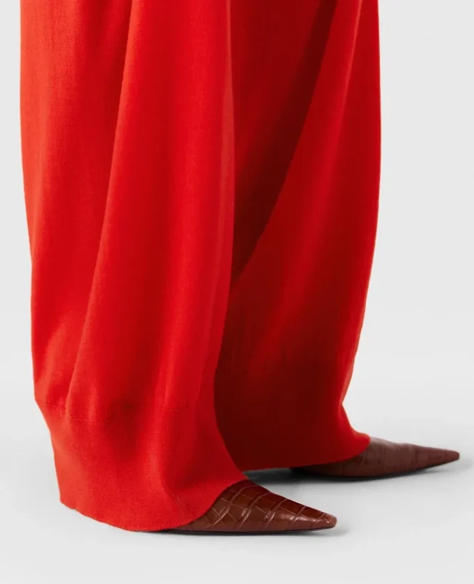 Pantalon de survêtement droit en maille Pantalon de survêtement droit en maille