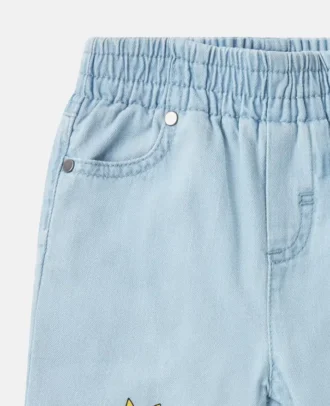 Pantalon de survêtement en jean avec motif Earth Friends