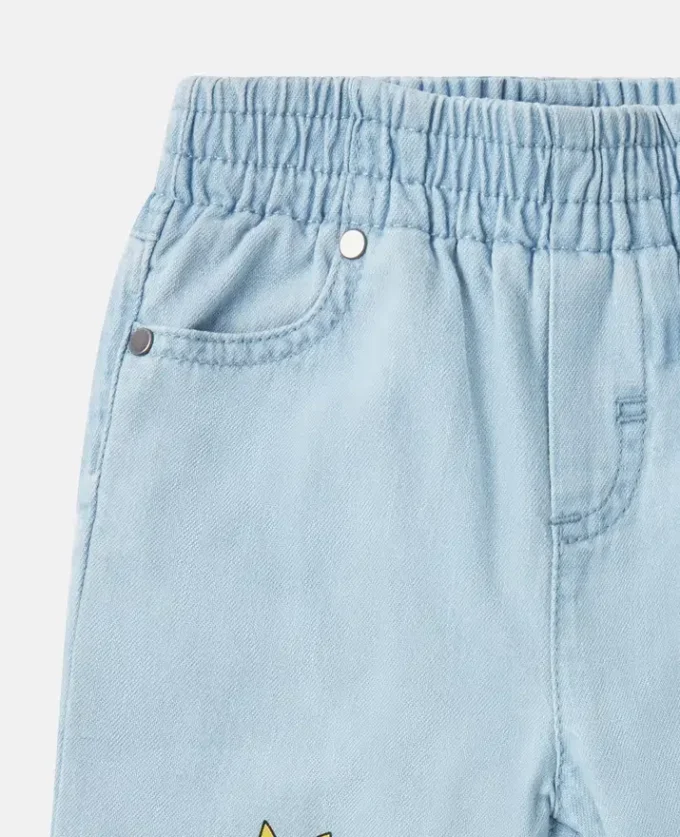 Pantalon de survêtement en jean avec motif Earth Friends Pantalon de survêtement en jean avec motif Earth Friends