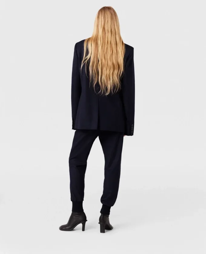 Pantalon de survêtement en laine élastiqué Pantalon de survêtement en laine élastiqué