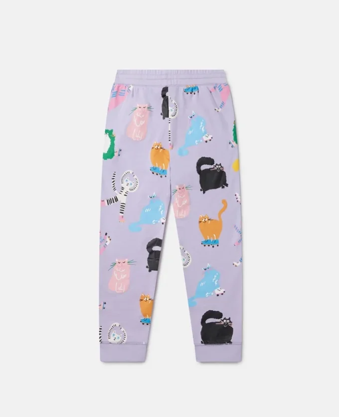Pantalon de survêtement imprimé chats Pantalon de survêtement imprimé chats