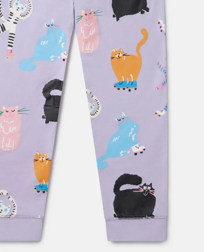 Pantalon de survêtement imprimé chats Pantalon de survêtement imprimé chats