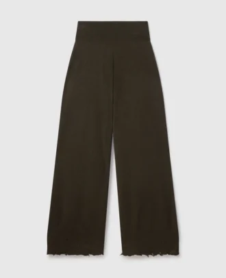 Pantalon droit en maille