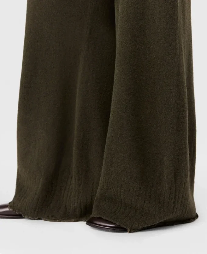 Pantalon droit en maille Pantalon droit en maille