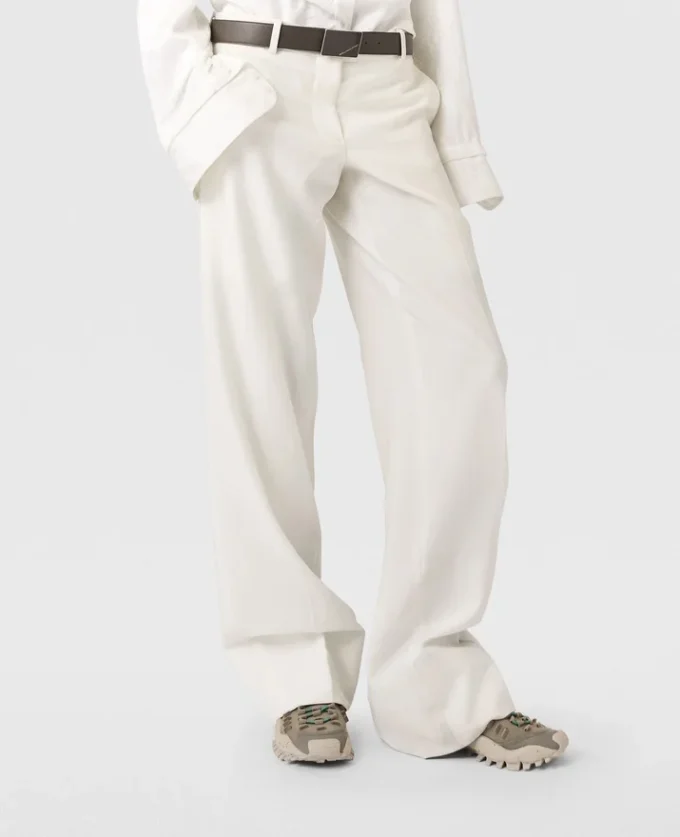 Pantalon droit à pinces Pantalon droit à pinces