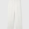 Pantalon droit à plis imprimé serpent Pantalon droit à plis imprimé serpent