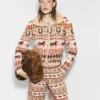 Pantalon en laine Fair Isle Pantalon en laine Fair Isle