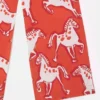 Pantalon en popeline imprimé chevaux Pantalon en popeline imprimé chevaux