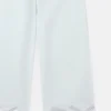 Pantalon large à bords festonnés Pantalon large à bords festonnés