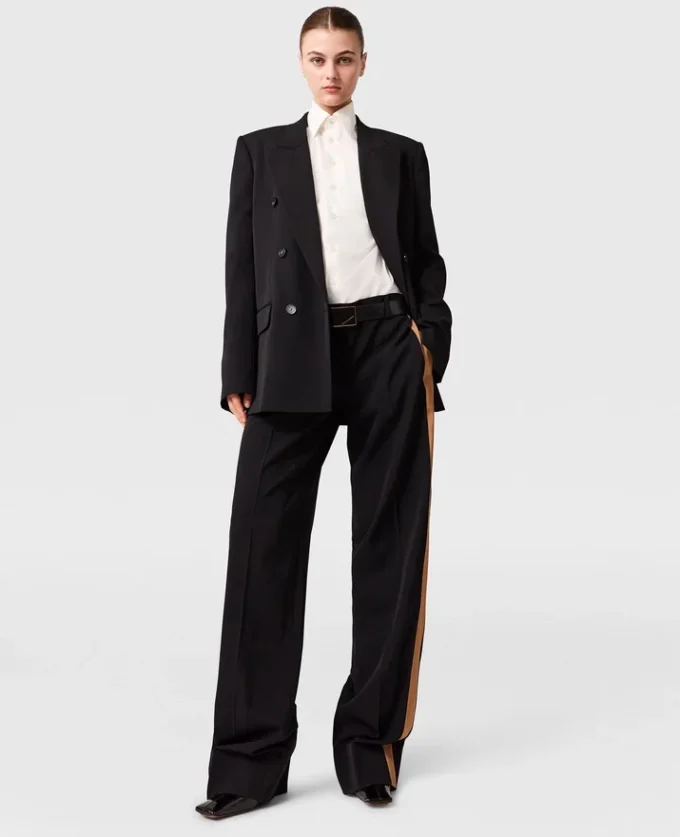 Blazer boyfriend croisé
