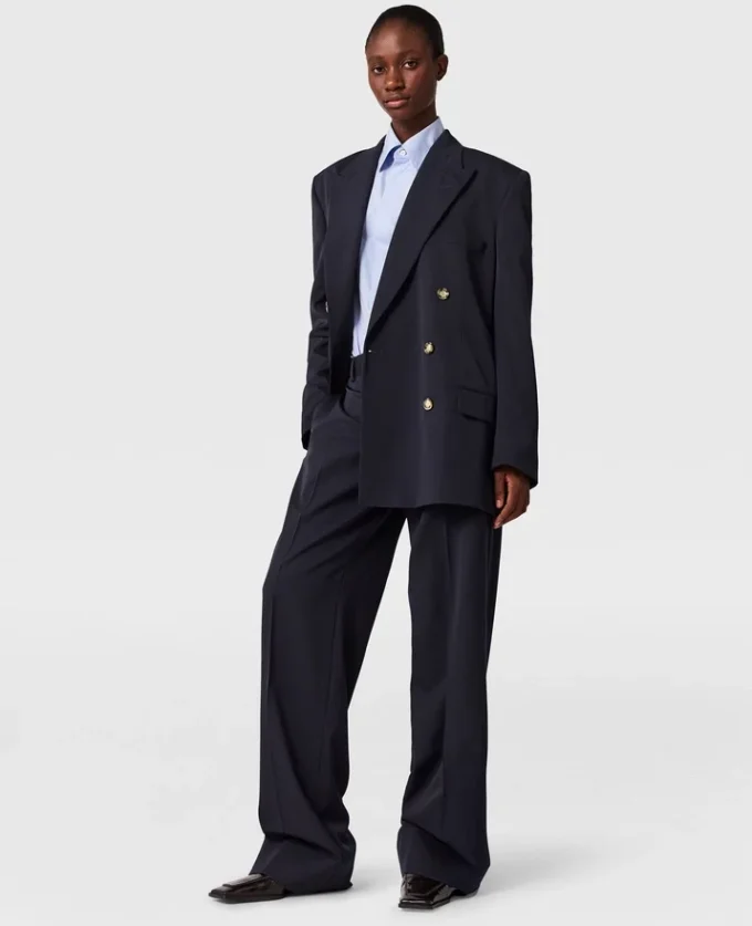 Blazer oversize à double boutonnage Blazer oversize à double boutonnage