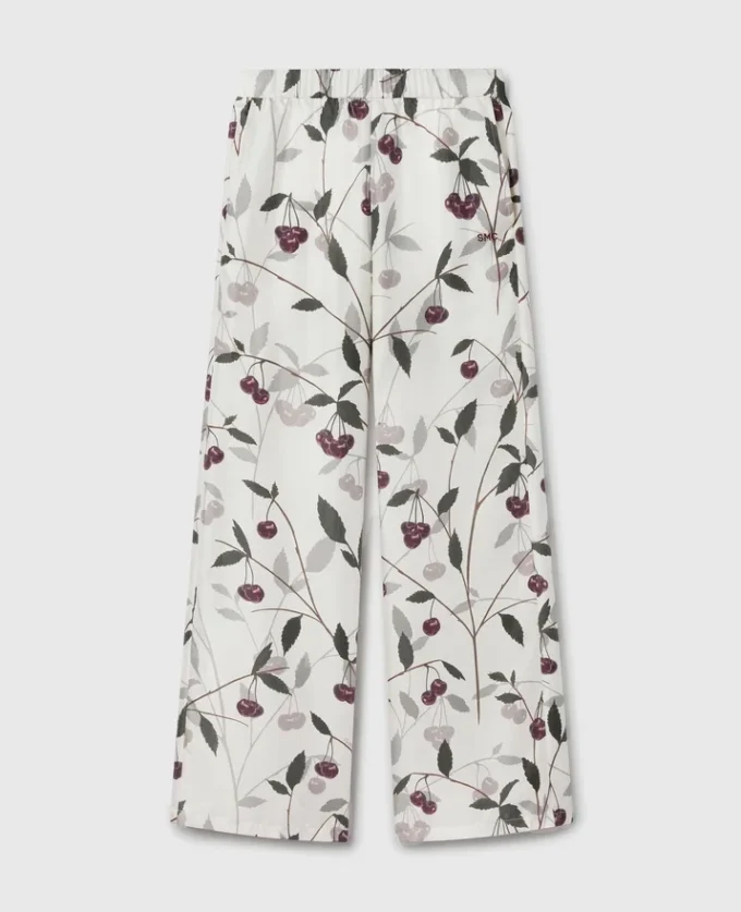 Pantalon oversize imprimé cerises Pantalon oversize imprimé cerises