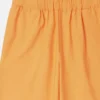Pantalon à revers en popeline